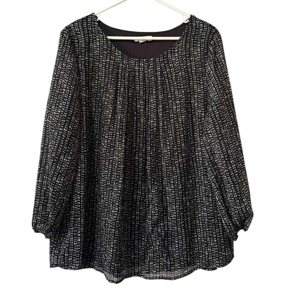 Croft & Barrow Women Size XXL Polyester Lined Blouse Career Office Business City